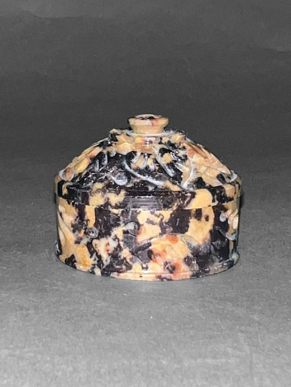 Black & Brown Stone Ring Box